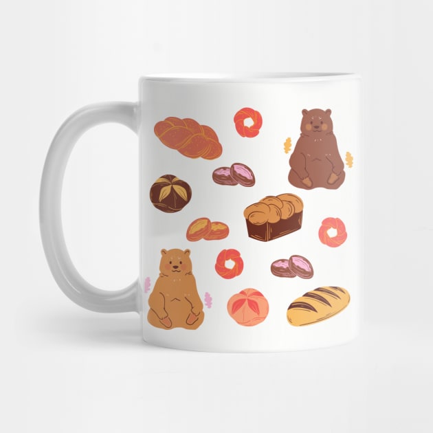 Adorable Bears and Bread by In Asian Spaces